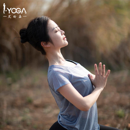 IYOGA艾瑜嘉2023夏季新款瑜伽轻薄罩衫T恤防蚊虫蛀虫纱面T038 商品图1