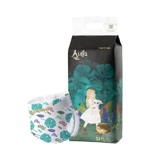 【买一送一】BEBETOUR爱丽丝梦境系列 婴儿纸尿裤NB/S/M/L/XL 商品图1