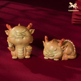 铜师傅 铜摆件《吉祥如意龙》龙年生肖 桌面客厅玄关装饰品礼品