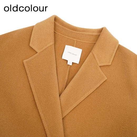 oldcolour双面毛呢大衣秋季新款绵羊毛韩版气质呢大衣女O34156427 商品图4