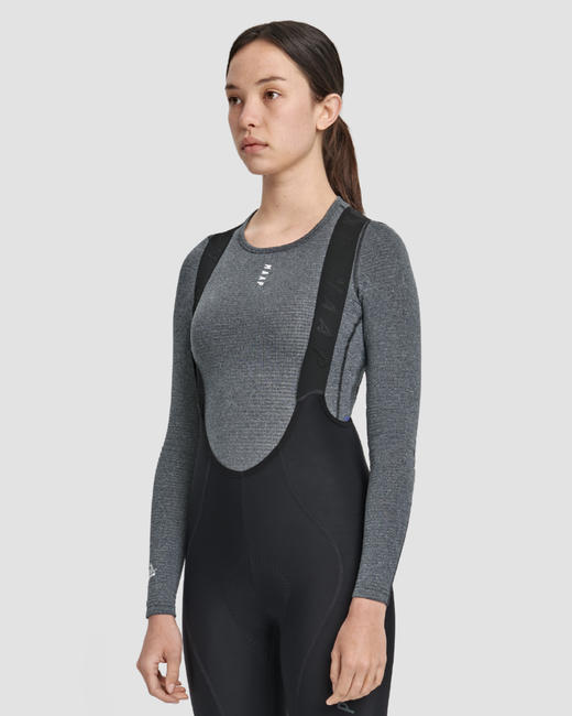 MAAP 女士 Deep Winter Thermal Base Layer Charcoal 加绒长袖骑行打底 商品图0