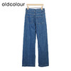 oldcolour复古高腰牛仔裤秋季新款宽松显瘦长款直筒裤女O34113455 商品缩略图1