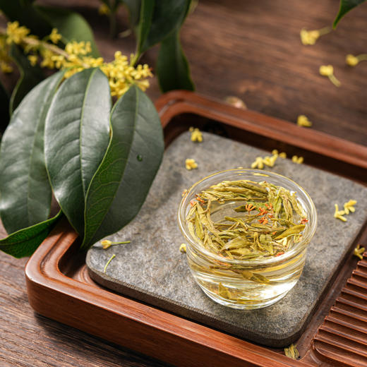 2025年新货【桂花九曲红梅·桂花龙井】真花窨制 商品图5