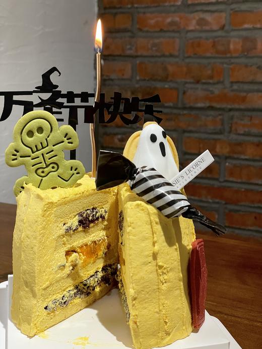 万圣节主题南瓜紫米乳酪蛋糕 商品图1