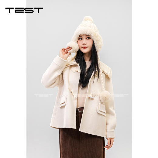 冬上新时尚优雅气质清新呢外套2234100 商品图2