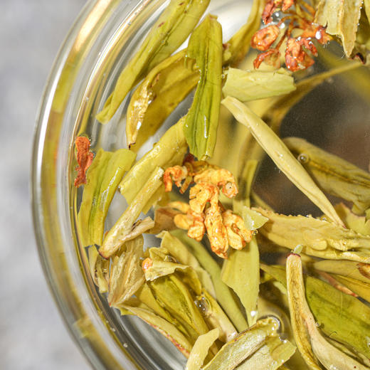 2025年新货【桂花九曲红梅·桂花龙井】真花窨制 商品图3