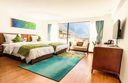 清凉避暑【松坪沟·云上玥酒店】449抢山景房+早餐+景区门票 商品图5