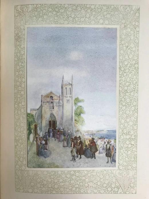 1910年 柯勒律治《古舟子咏》 波加尼20幅彩色幻想插图 漆布精装大16开 商品图4