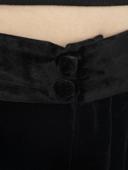 盛唐牡丹 |真丝丝绒阔腿裤 商品图9