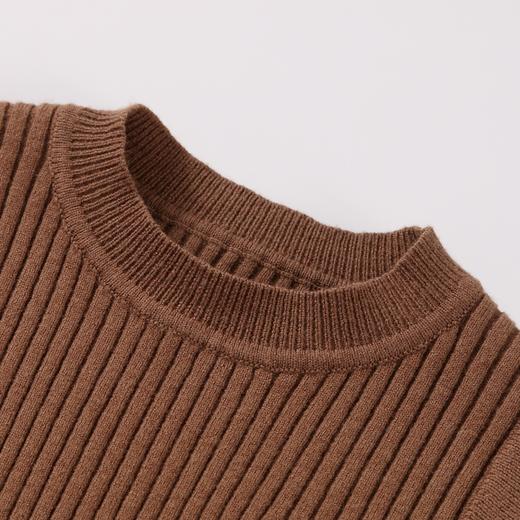 ☆【实体店同款】女童中领针织衫2023年冬季新款安奈儿童装XG344750 商品图2