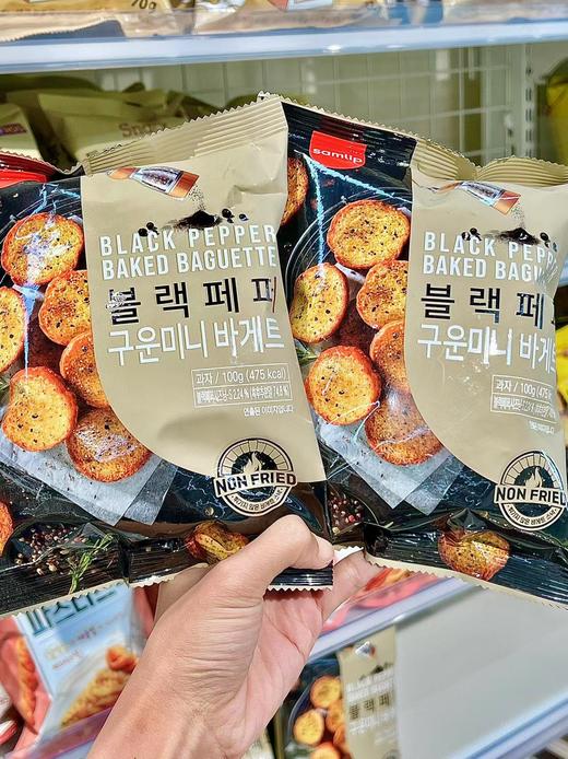 三立黑胡椒味面包干100g 商品图1