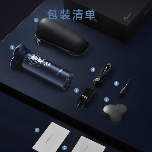 飞科（FLYCO）男士智能剃须刀FS969 刮胡刀须刨 生日情人节日礼物送男友送老公-漫威黑豹IP联名款 商品图8