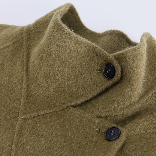 NH926斯尔丽2023冬季新款设计感领子时尚系腰带气质显瘦女双面呢大衣 商品图4