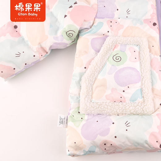 棉果果冬季新品女童中长款羽绒服M422102923603 商品图2