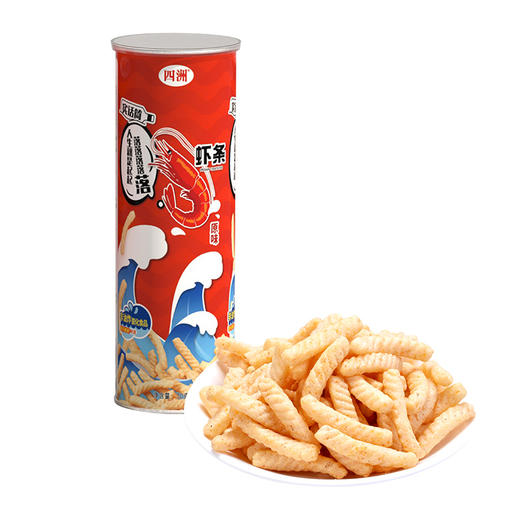 四洲筒装虾条70克*3筒（原味） 商品图1