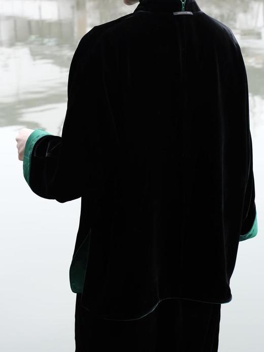 盛唐牡丹 |双面松鼠葡萄纹女外套/丝绒正反两穿 (不夹棉) 商品图8