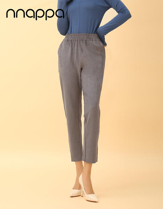 麂皮绒烟管裤PA29186 商品图0