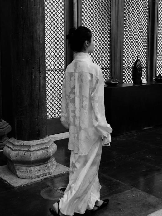 盛唐牡丹 |真丝提花凤凰纹 半裙 商品图6