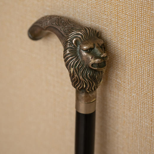 民国 银制狮头手杖 商品图2