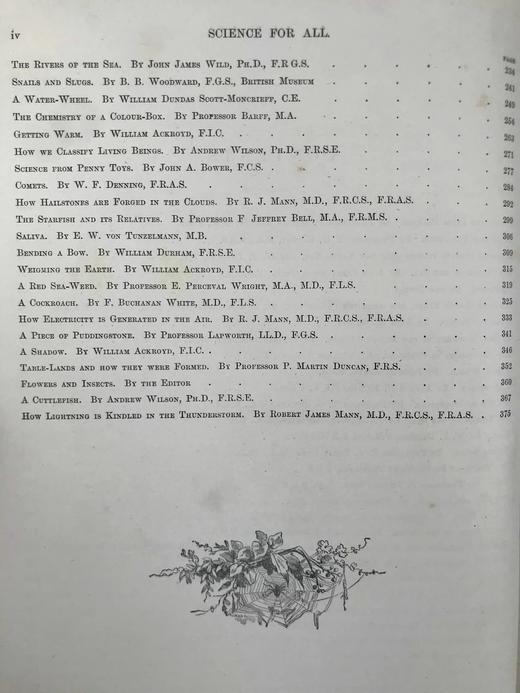 约19世纪后期 万物科学（卷3） 约百幅插图 漆布精装16开 商品图5