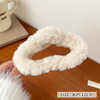 秋冬【云朵毛绒抓夹】百搭仿兔毛发发饰  后脑勺鲨鱼夹发爪  多款可选 商品缩略图5