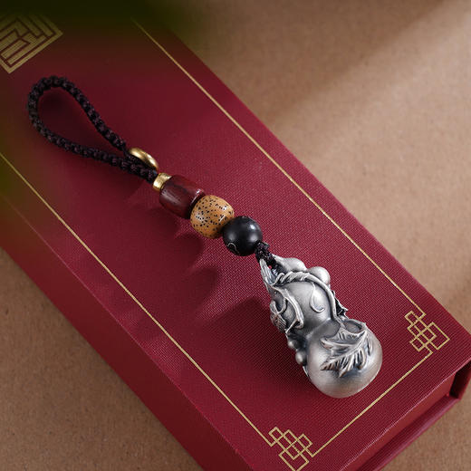 子佩集S999银【福禄万代】钥匙扣【YSK684】纯银2310 商品图1