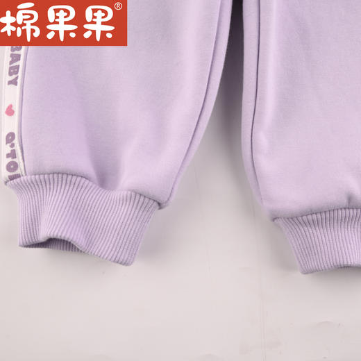 棉果果冬季新品女童针织加绒长裤M422200423623 商品图2