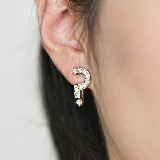 【积分兑换】拾颜问号耳钉一对 商品图2