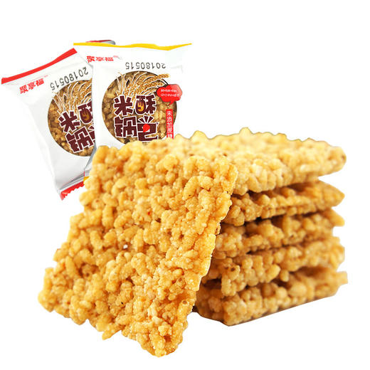 【原味香辣口感脆爽！香辣锅巴】成就绵麻脆，不单独添加蔗糖，轻盈膨化，原味与香辣并存，控糖食品店米酥聚享福原味香辣味500g膨化零食小吃健康 商品图2