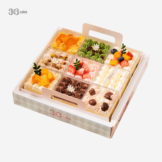 【春节可预订】开心派对·提拉米苏九宫格 | 36 CAKE 商品图3