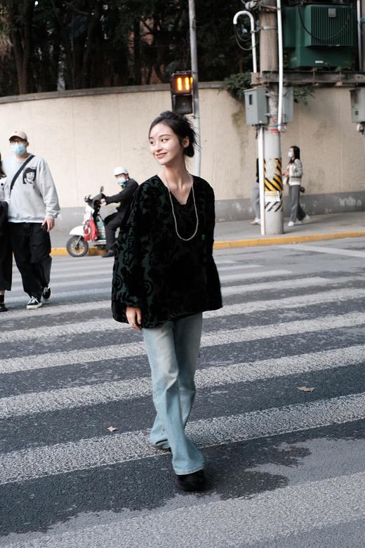 盛唐牡丹 |真丝丝绒双面穿女外套 商品图8