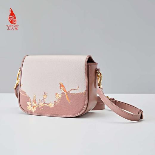 SAINTJOY/上久楷 宋锦斜背包  鹊上枝头 BWW22A1501 商品图0