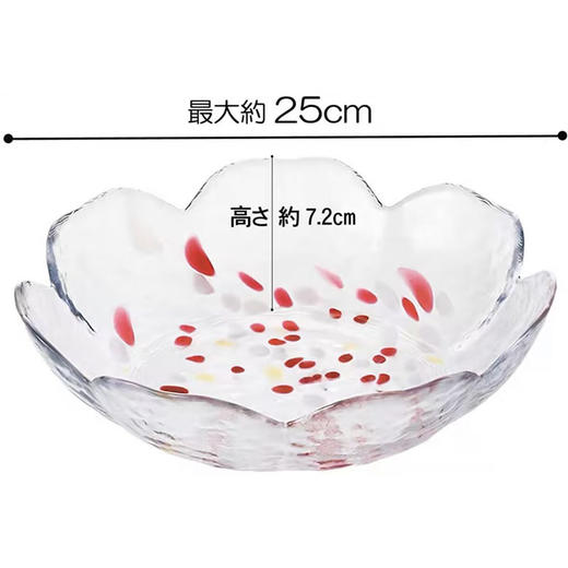 日本进口 津轻手工制作玻璃 日式沙拉碗 水果盘 商品图5