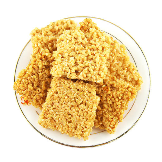 【原味香辣口感脆爽！香辣锅巴】成就绵麻脆，不单独添加蔗糖，轻盈膨化，原味与香辣并存，控糖食品店米酥聚享福原味香辣味500g膨化零食小吃健康 商品图3