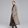 NH927斯尔丽23冬季新款气质时尚收腰修身西装领长款双面呢大衣 商品缩略图2