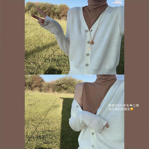 金蘑菇菇【 无袖 XS码 】高领薄款女百搭修身打底无袖t恤 商品图1