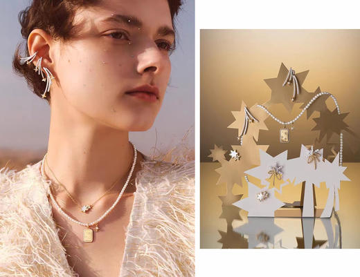 现货 THS 10.21-无 hefang家 雪花系列耳钉/耳扣/戒指/项链 CU1120 商品图0