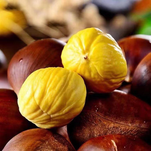 【香气扑鼻！红油亮新鲜板栗】炒货，生吃，新鲜采摘，糖炒栗子颗粒饱满5斤新鲜水果蔬菜—DD健康 商品图1