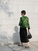 已下架| 真丝漳绒圆领外套(绿色) 商品缩略图8