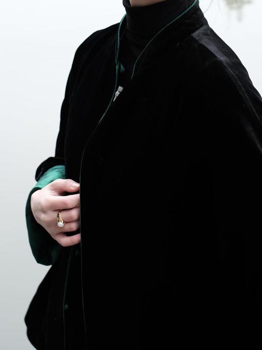 盛唐牡丹 |双面松鼠葡萄纹女外套/丝绒正反两穿 (不夹棉) 商品图10