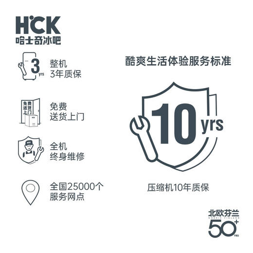 哈士奇 BC-46COC白色 客厅冰箱复古小型化妆品专用护肤品面膜美容美妆香水冰箱迷你型精准控温42升 商品图4