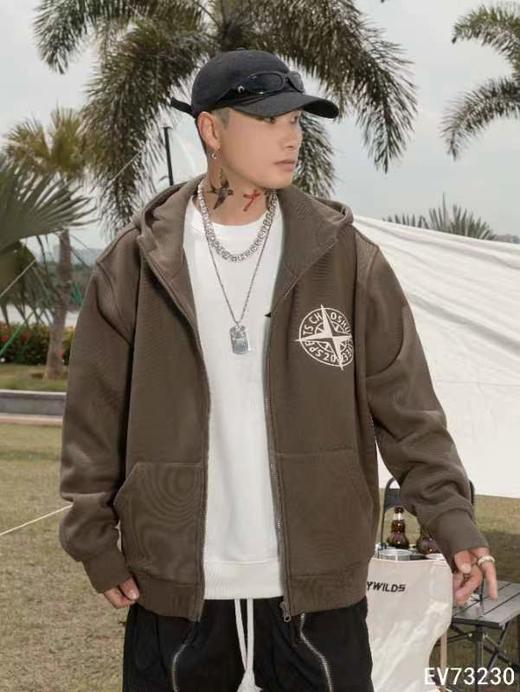 男加绒卫衣外套73230 商品图8