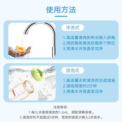 贝亲(Pigeon) 进口奶瓶清洗剂餐具清洗剂奶瓶奶嘴清洗液植物性原料800ml 商品图4