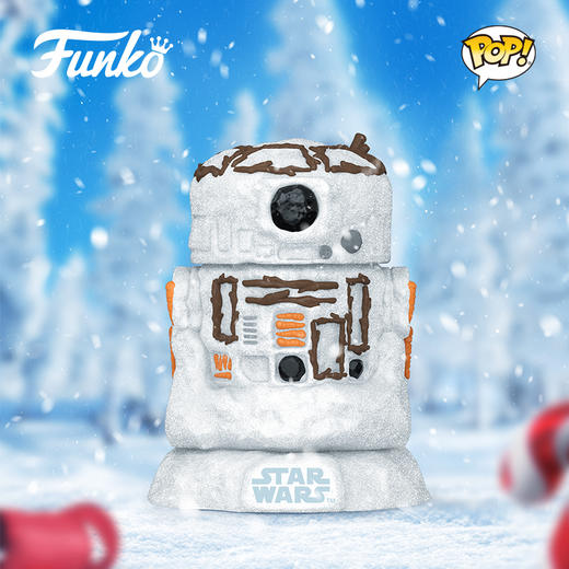Funko POP Star Wars星球大战假日雪人R2-D2手办公仔摆件 64337 商品图2