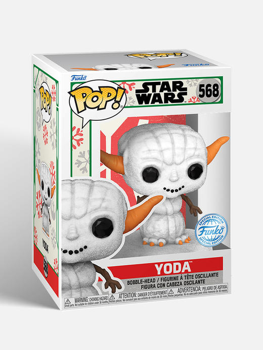 Funko POP Star Wars Yoda 星球大战假日雪人尤达限定款手办公仔摆件 66902 商品图4