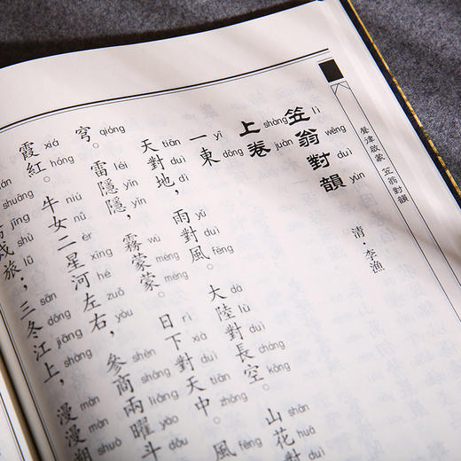 声律启蒙 笠翁对韵 中华文化讲堂/中华经典诵读教材中国文化泛言儿童国学经典启蒙读物少儿成长6-7-8-10-12岁小学生课外书 商品图4