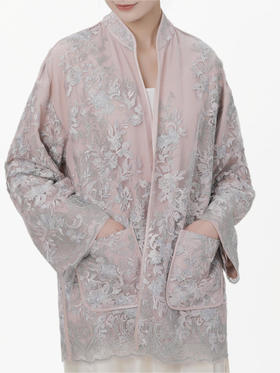 盛唐牡丹 |意大利进口蕾丝外套