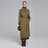 NH926斯尔丽2023冬季新款设计感领子时尚系腰带气质显瘦女双面呢大衣 商品缩略图3