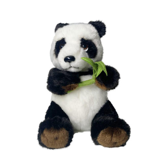 BehringWorld贝林自然世界17厘熊猫抱竹毛绒玩具博物馆文创产品 商品图4