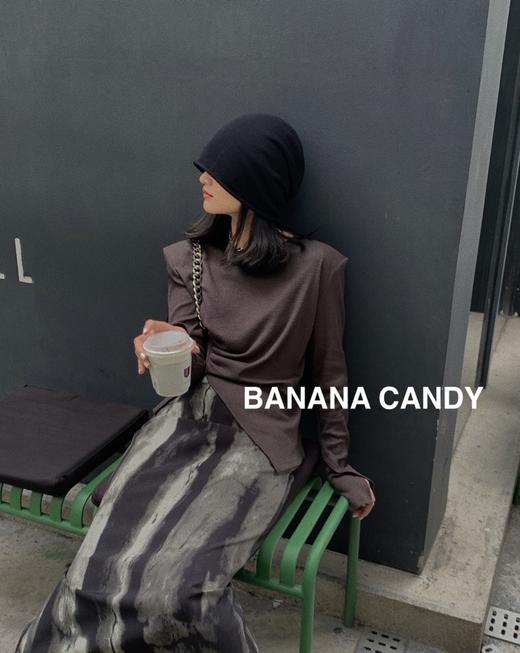 BANANA CANDY 香蕉糖不规则针织衫 商品图0